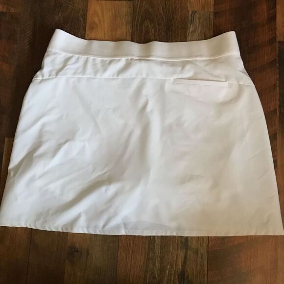 Greg Norman golf white skort skirt shorts SZ L tennis pickleball athletic New - Picture 2 of 5